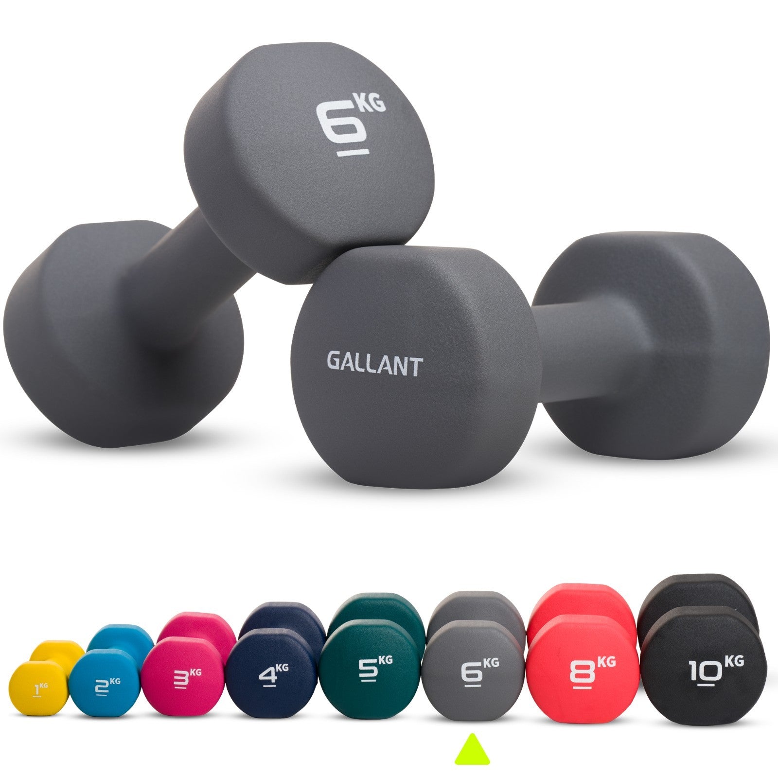 Neoprene Dumbbells Hand Weights Pair Exercise Iron Set Home Gym Fitness Aerobic
