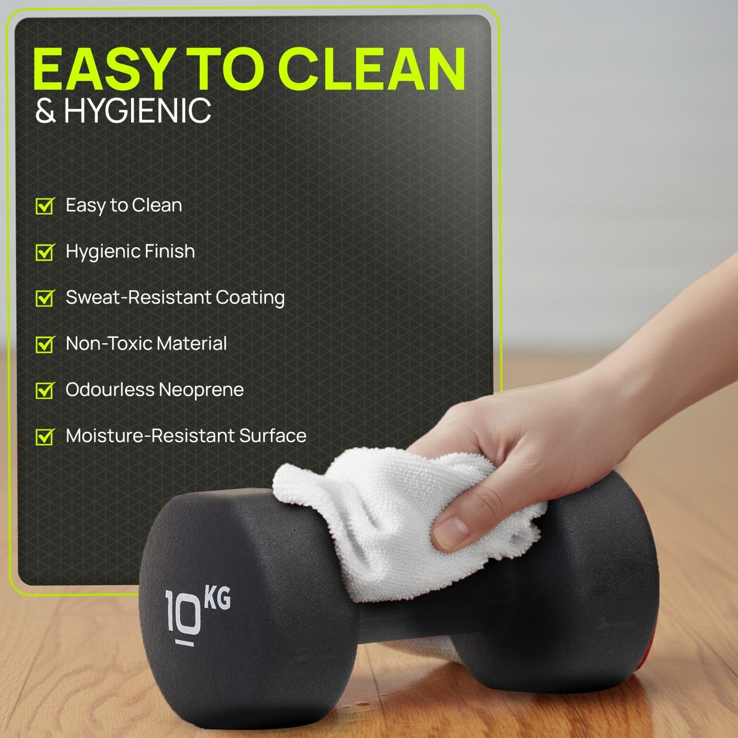 Neoprene Dumbbells Hand Weights Pair Exercise Iron Set Home Gym Fitness Aerobic