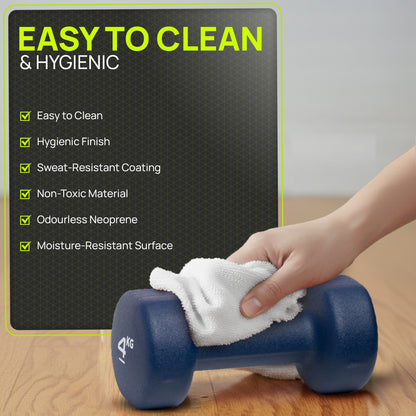 Neoprene Dumbbells Hand Weights Pair Exercise Iron Set Home Gym Fitness Aerobic