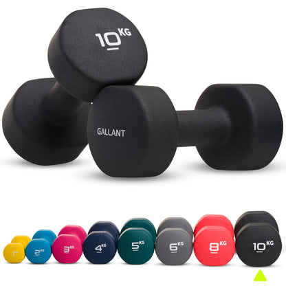 Neoprene Dumbbells Hand Weights Pair Exercise Iron Set Home Gym Fitness Aerobic