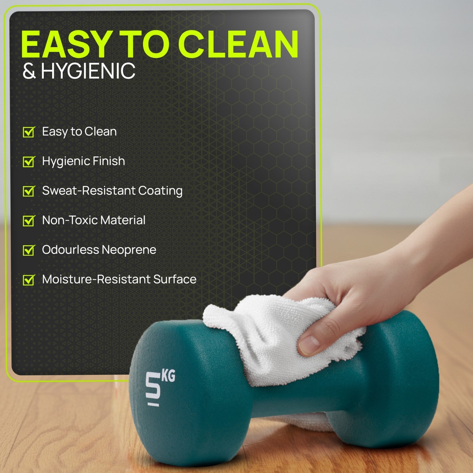 Neoprene Dumbbells Hand Weights Pair Exercise Iron Set Home Gym Fitness Aerobic