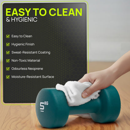 Neoprene Dumbbells Hand Weights Pair Exercise Iron Set Home Gym Fitness Aerobic