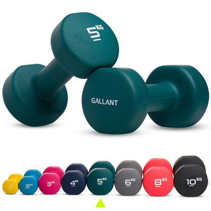Neoprene Dumbbells Hand Weights Pair Exercise Iron Set Home Gym Fitness Aerobic